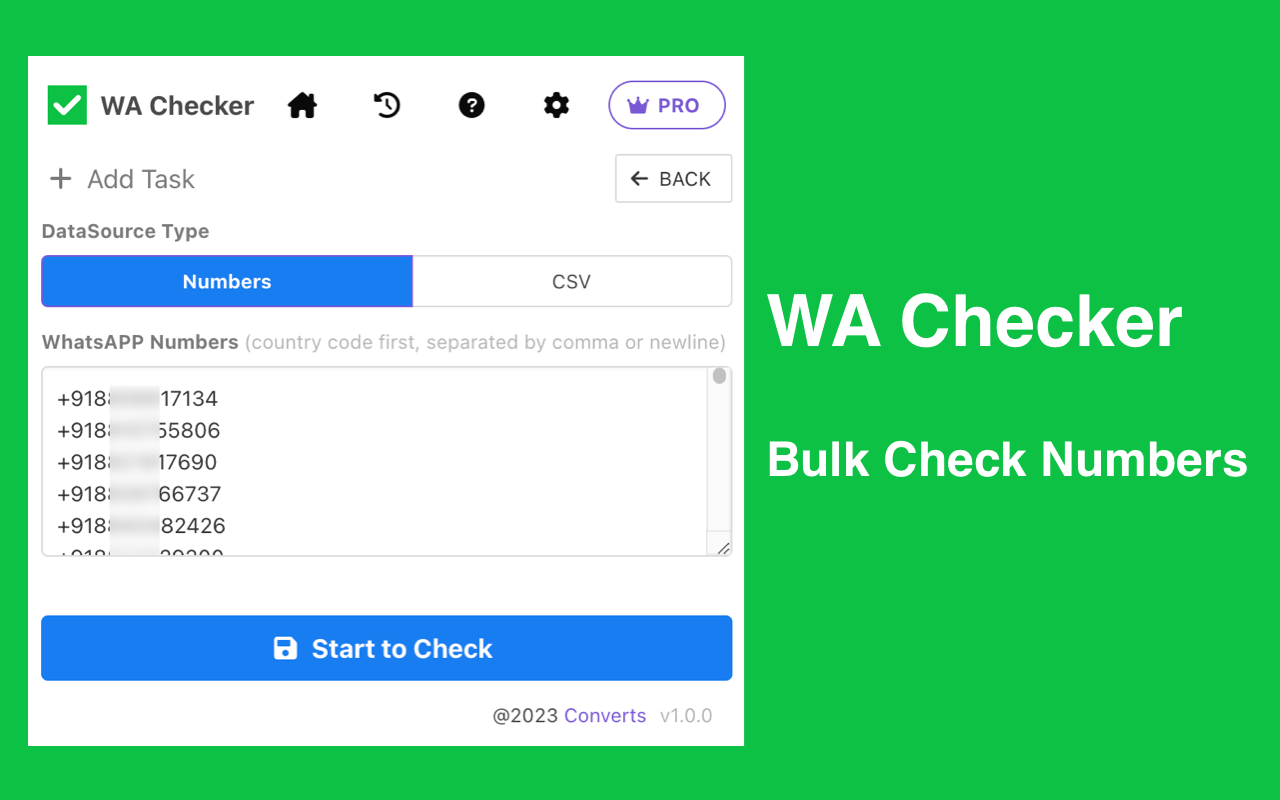 WA Checker - 检查、验证和筛选 WhatsApp 号码 chrome谷歌浏览器插件_扩展第2张截图