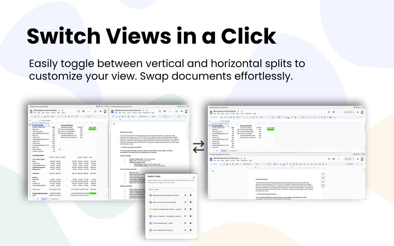 Google Docs SplitView chrome谷歌浏览器插件_扩展第3张截图