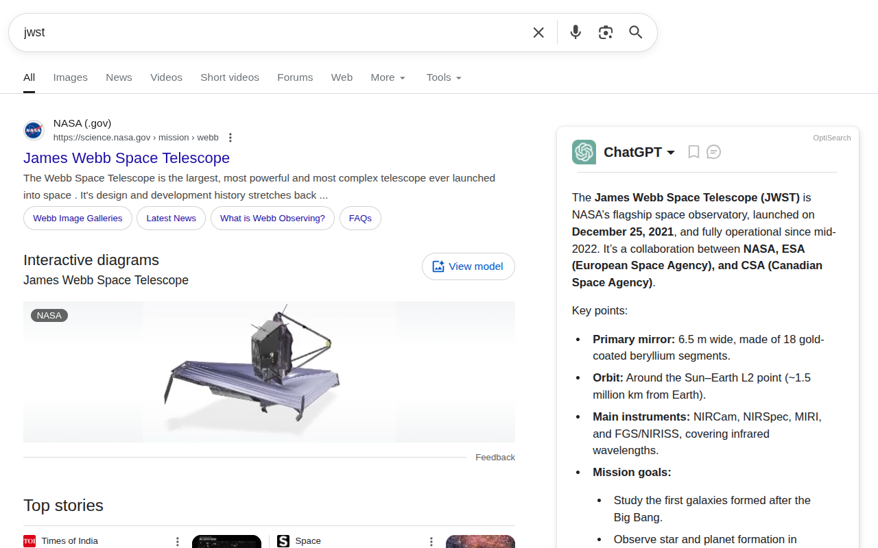 Google 中的 AI 答案 chrome谷歌浏览器插件_扩展第4张截图