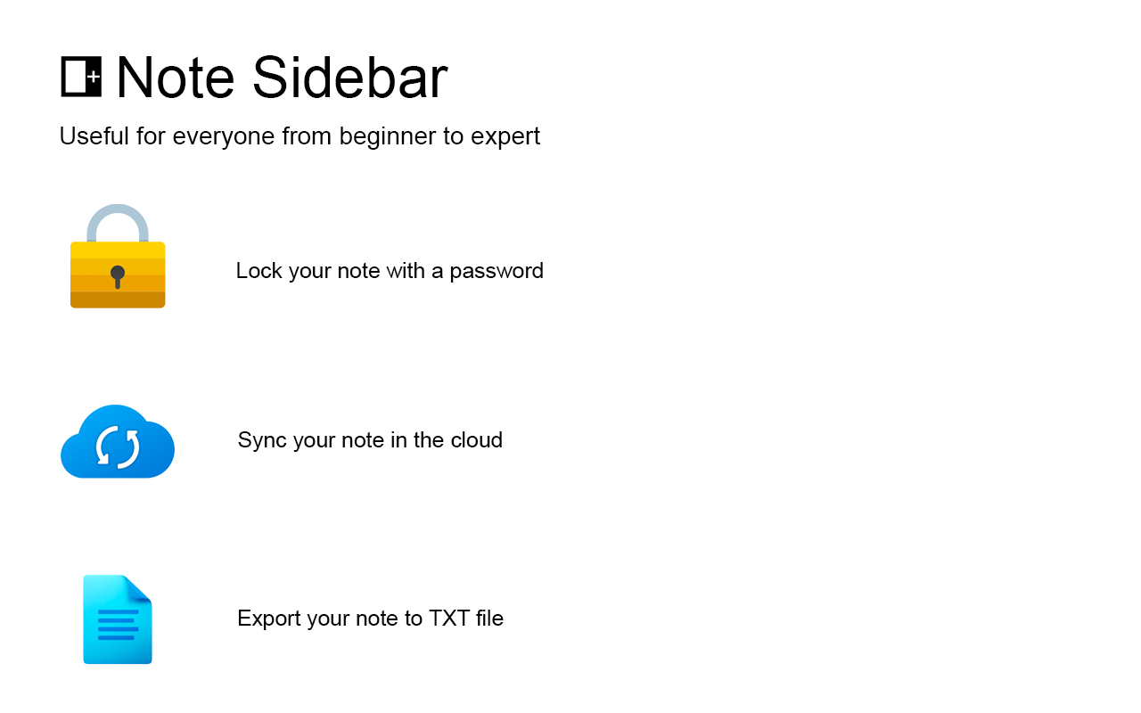 Note Sidebar chrome谷歌浏览器插件_扩展第1张截图