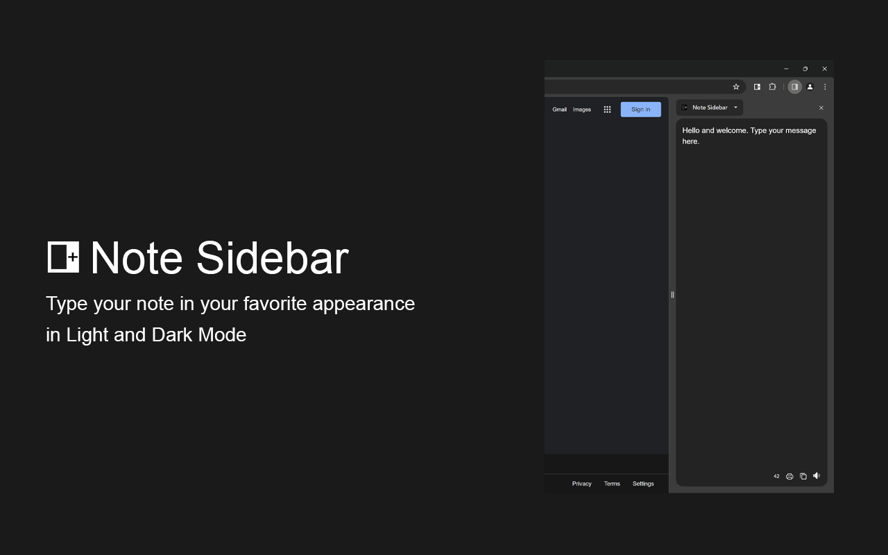 Note Sidebar chrome谷歌浏览器插件_扩展第2张截图