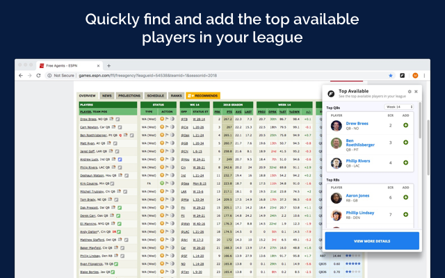 FantasyPros: Win your Fantasy League chrome谷歌浏览器插件_扩展第1张截图