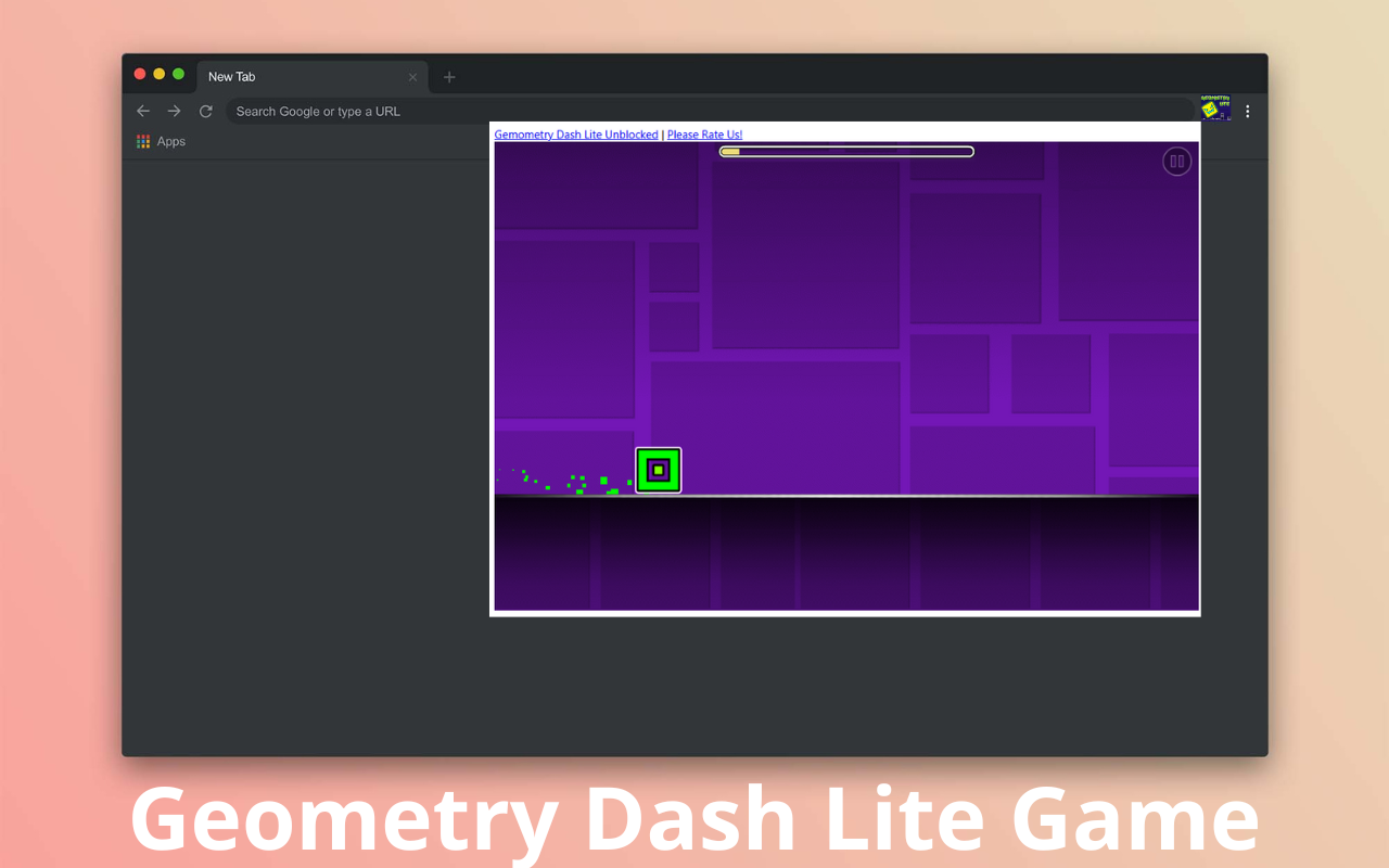 Geometry Dash Lite Game chrome谷歌浏览器插件_扩展第1张截图