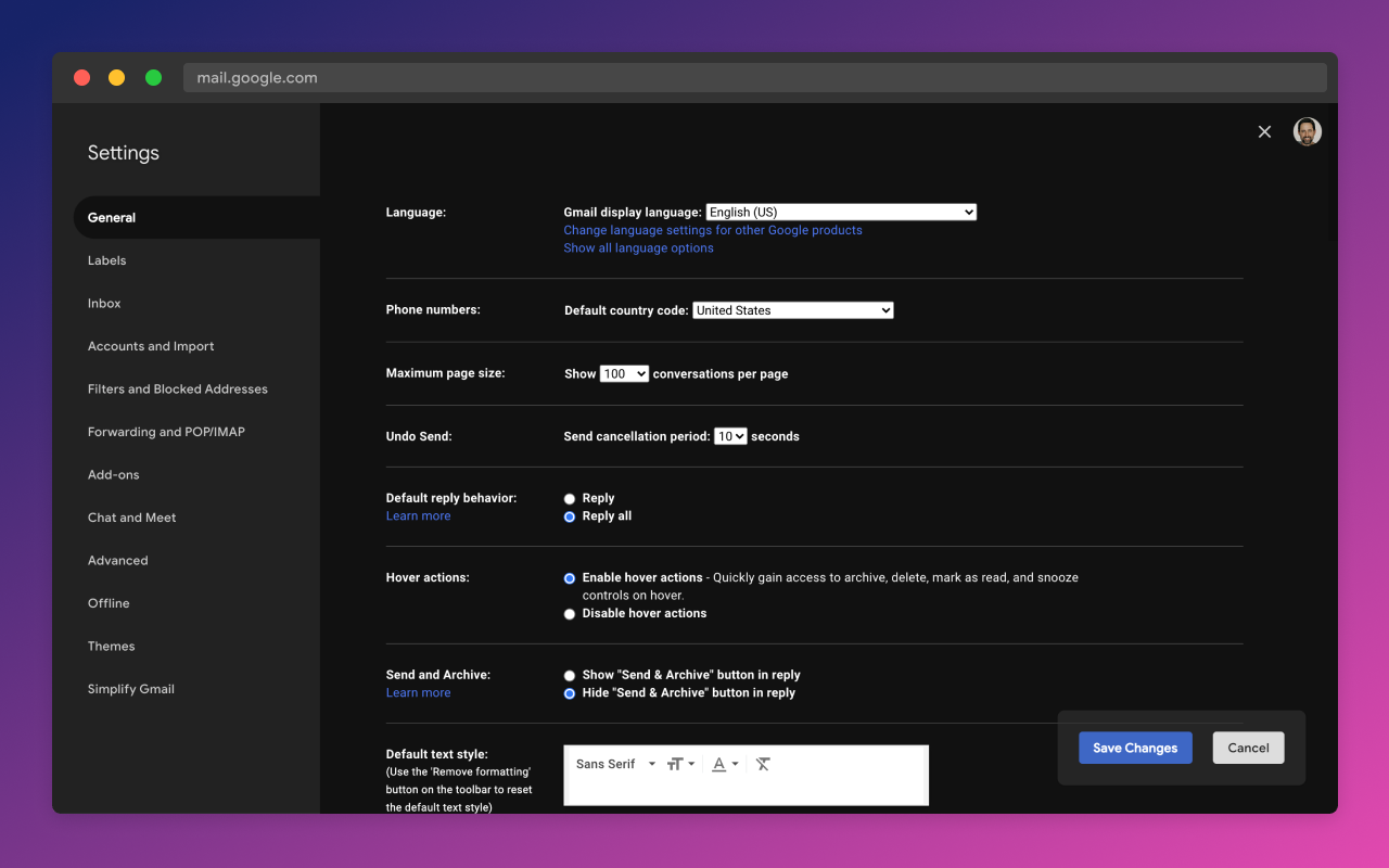 Simplify Gmail chrome谷歌浏览器插件_扩展第3张截图
