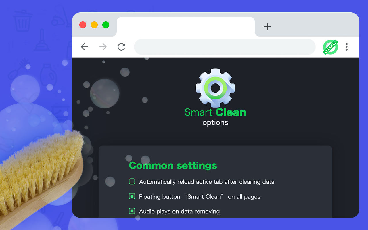 Cleaner - history & cache clean chrome谷歌浏览器插件_扩展第2张截图