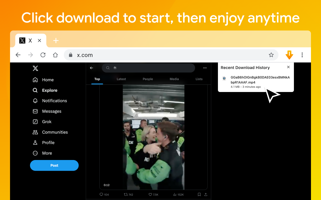 Video Downloader HD chrome谷歌浏览器插件_扩展第2张截图