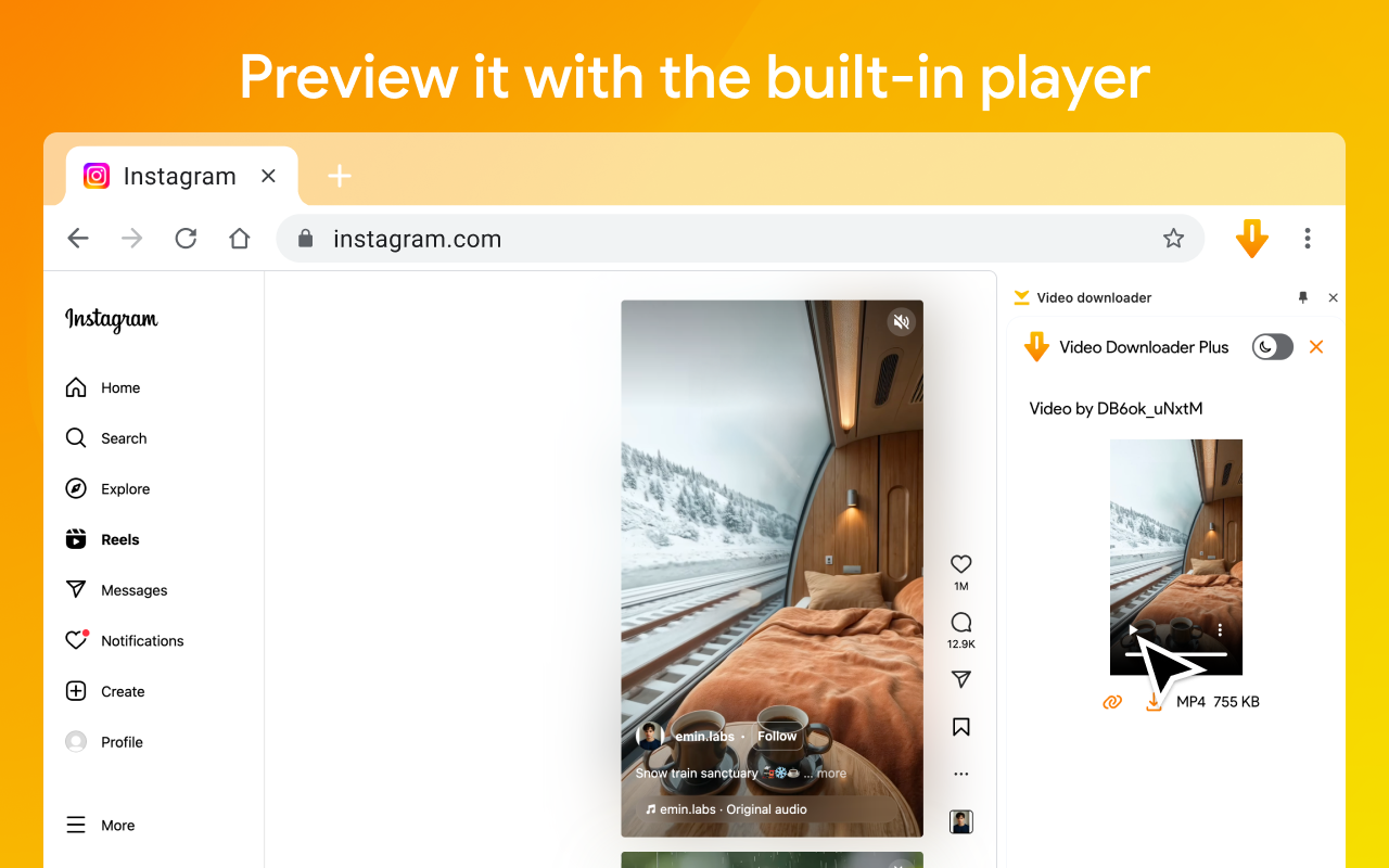 Video Downloader HD chrome谷歌浏览器插件_扩展第3张截图