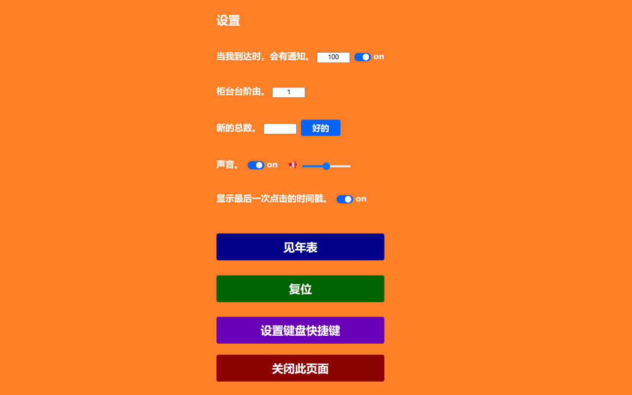 计数器按钮 chrome谷歌浏览器插件_扩展第2张截图