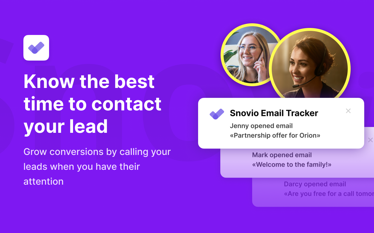 Unlimited Email Tracker by Snov.io chrome谷歌浏览器插件_扩展第1张截图