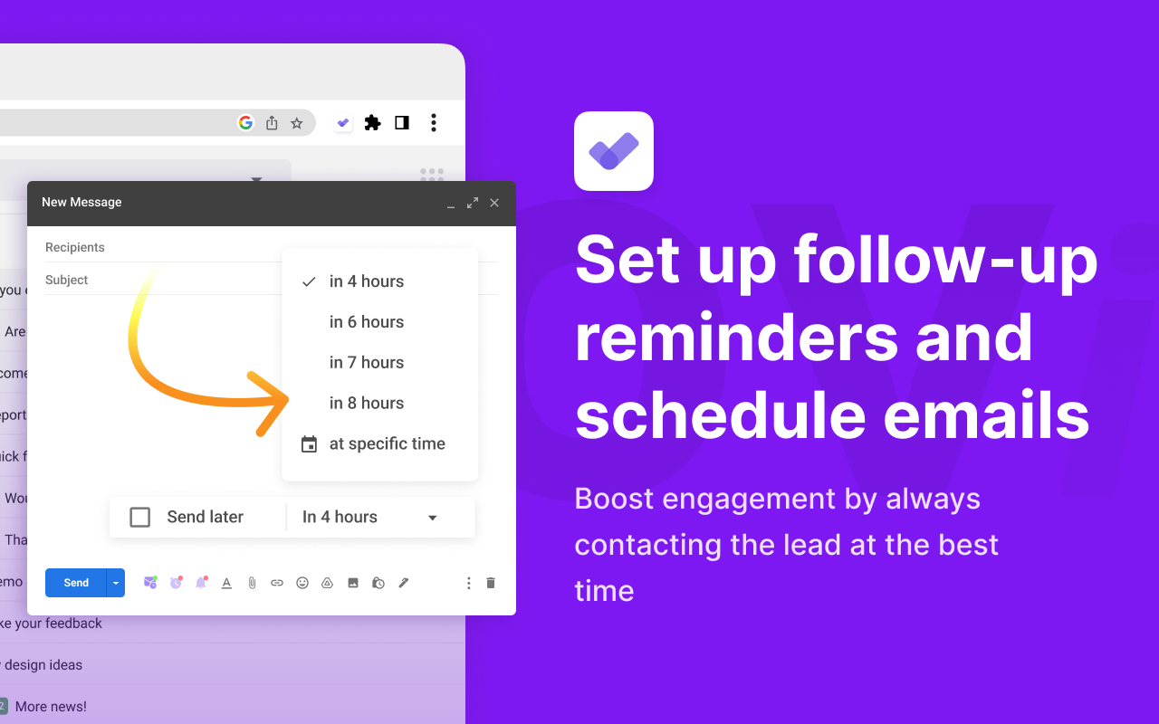 Unlimited Email Tracker by Snov.io chrome谷歌浏览器插件_扩展第4张截图