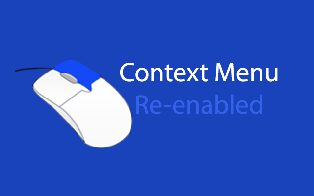 Enable Right Click chrome谷歌浏览器插件_扩展第1张截图