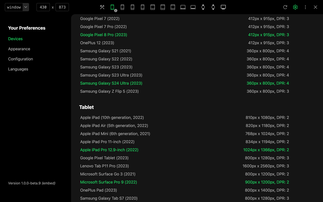 视口调整器：终极设备模拟器和网站测试工具 chrome谷歌浏览器插件_扩展第3张截图
