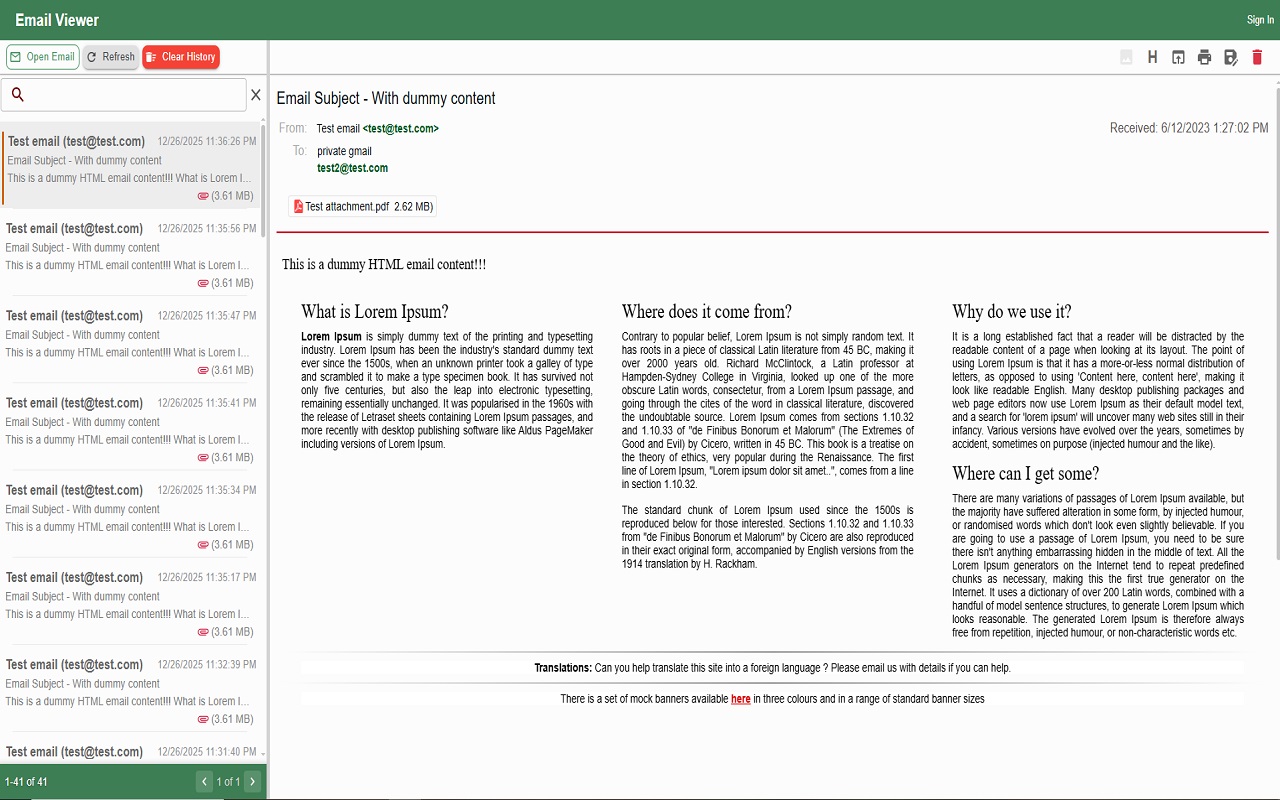 MyEmailViewer - Eml viewer and msg viewer chrome谷歌浏览器插件_扩展第4张截图
