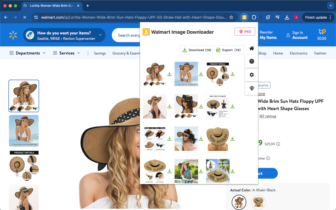 沃尔玛图片下载器 chrome谷歌浏览器插件_扩展第3张截图
