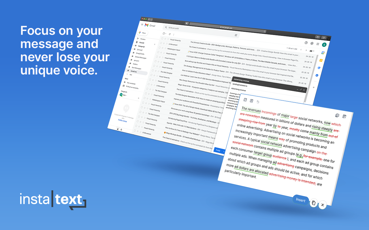 InstaText chrome谷歌浏览器插件_扩展第2张截图