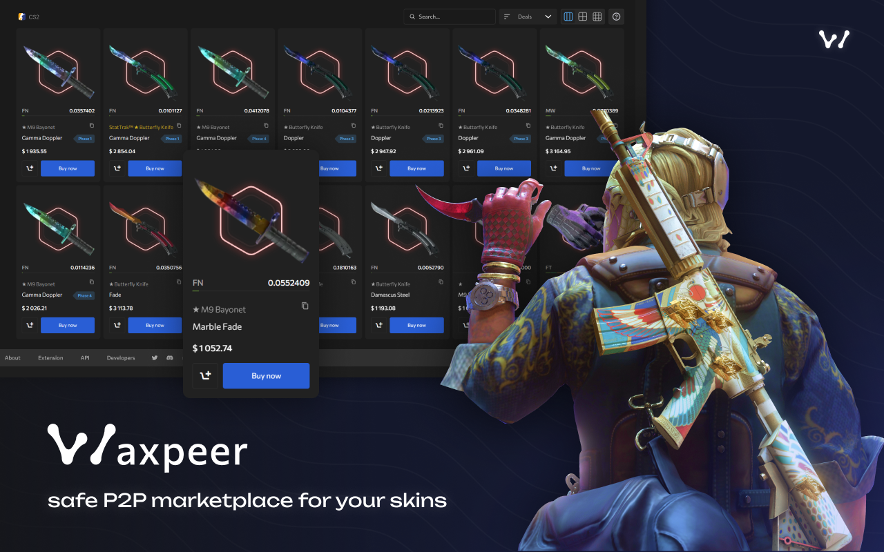 Waxpeer Extension chrome谷歌浏览器插件_扩展第1张截图