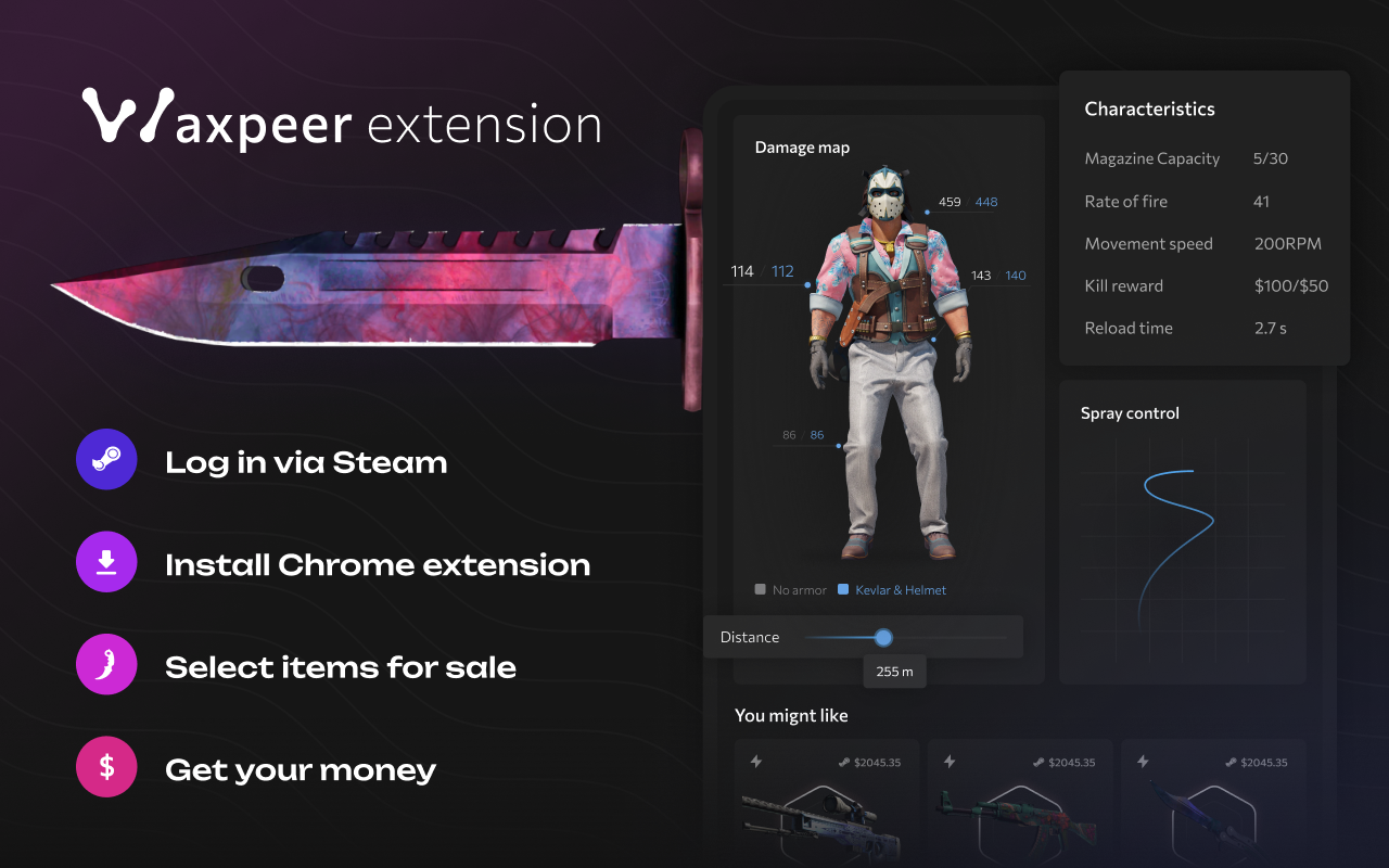 Waxpeer Extension chrome谷歌浏览器插件_扩展第4张截图