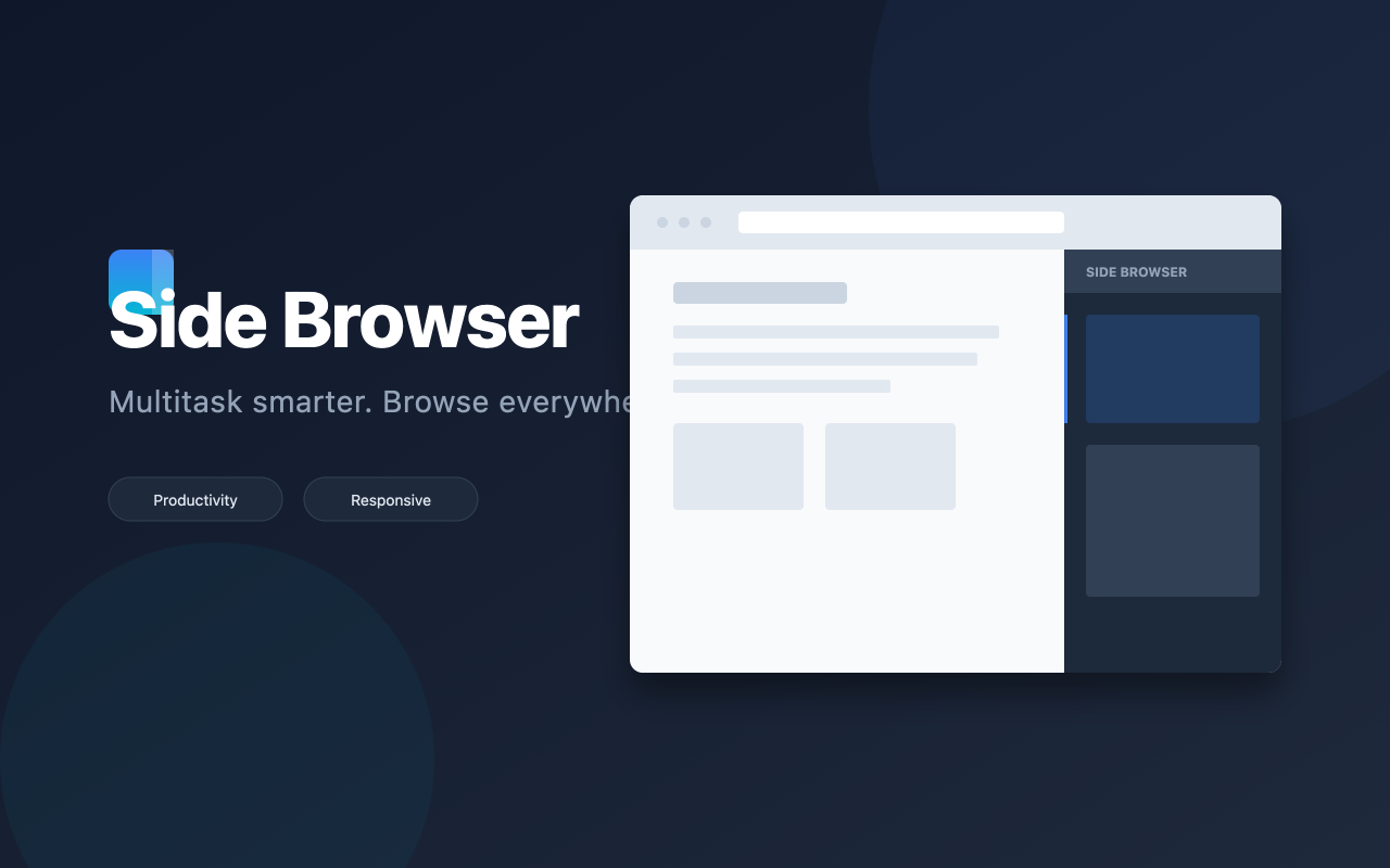 Side Browser chrome谷歌浏览器插件_扩展第2张截图