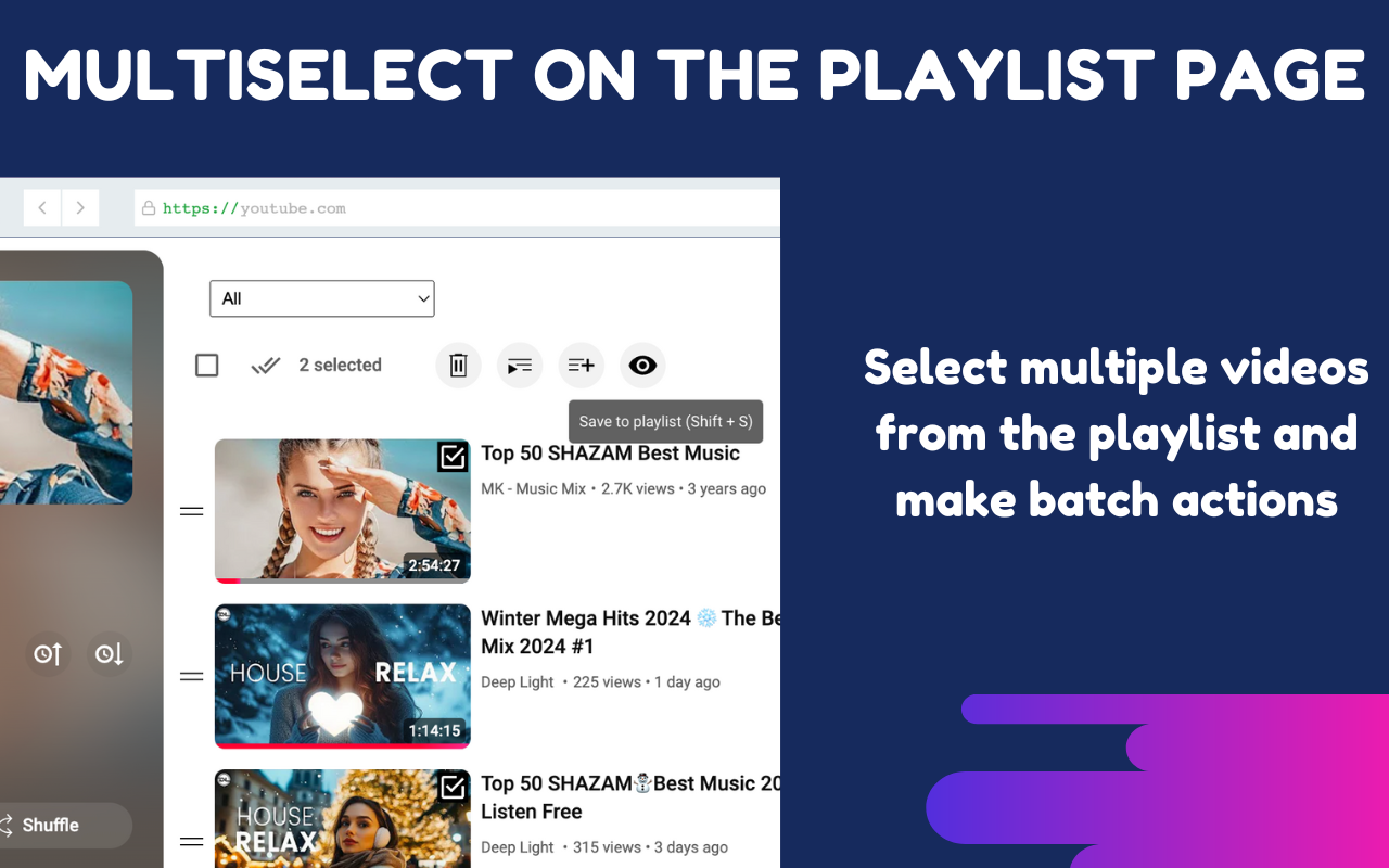 PocketTube: Youtube PlayList Manager chrome谷歌浏览器插件_扩展第1张截图