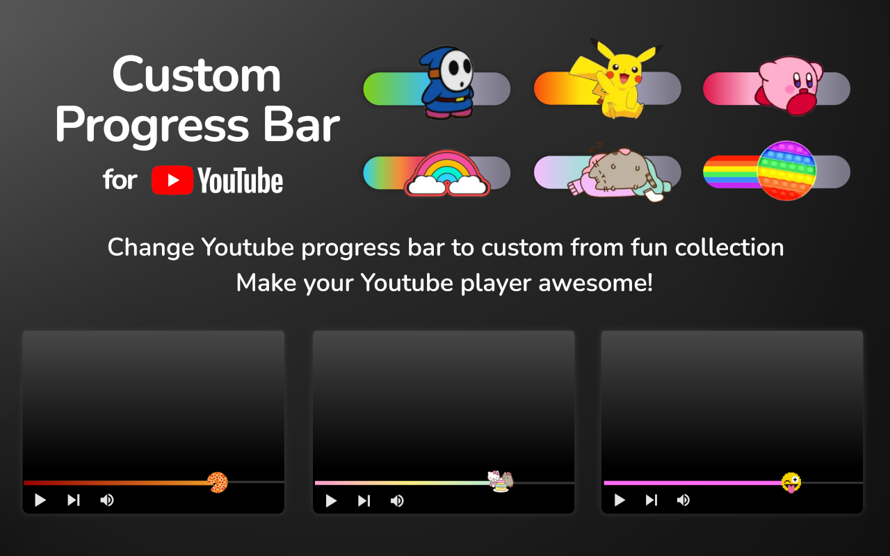 Custom Progress Bar for YouTube™ chrome谷歌浏览器插件_扩展第4张截图