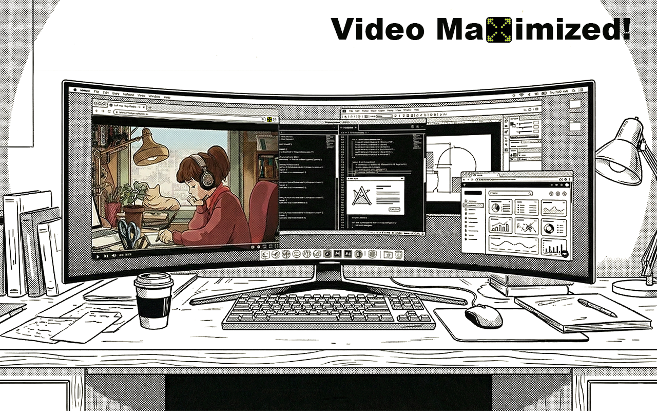 Video Maximizer - 缩放至窗口大小 chrome谷歌浏览器插件_扩展第2张截图