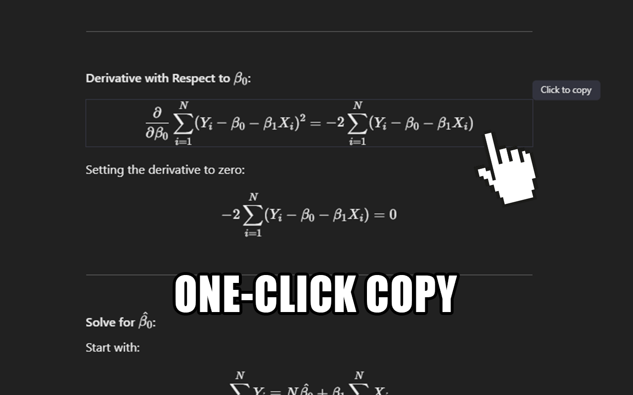 KaTeXGPT - AI to Word Equation Converter. (ChatGPT, Gemini, Claude & More) chrome谷歌浏览器插件_扩展第2张截图