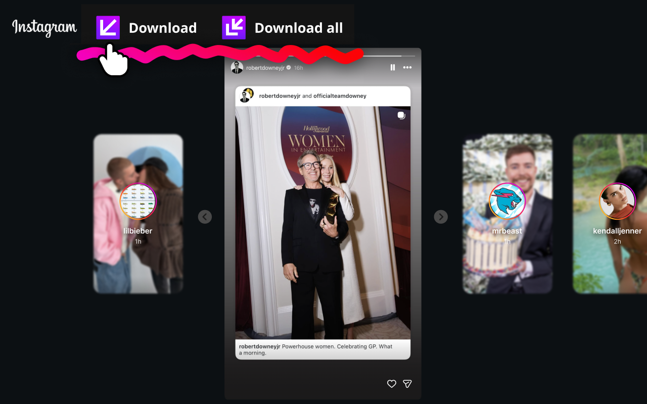 Exta: Pro downloader for Instagram chrome谷歌浏览器插件_扩展第1张截图