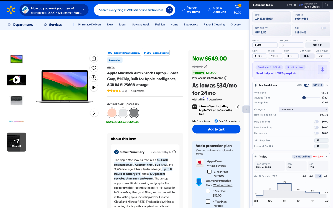 EC Seller Tools chrome谷歌浏览器插件_扩展第1张截图
