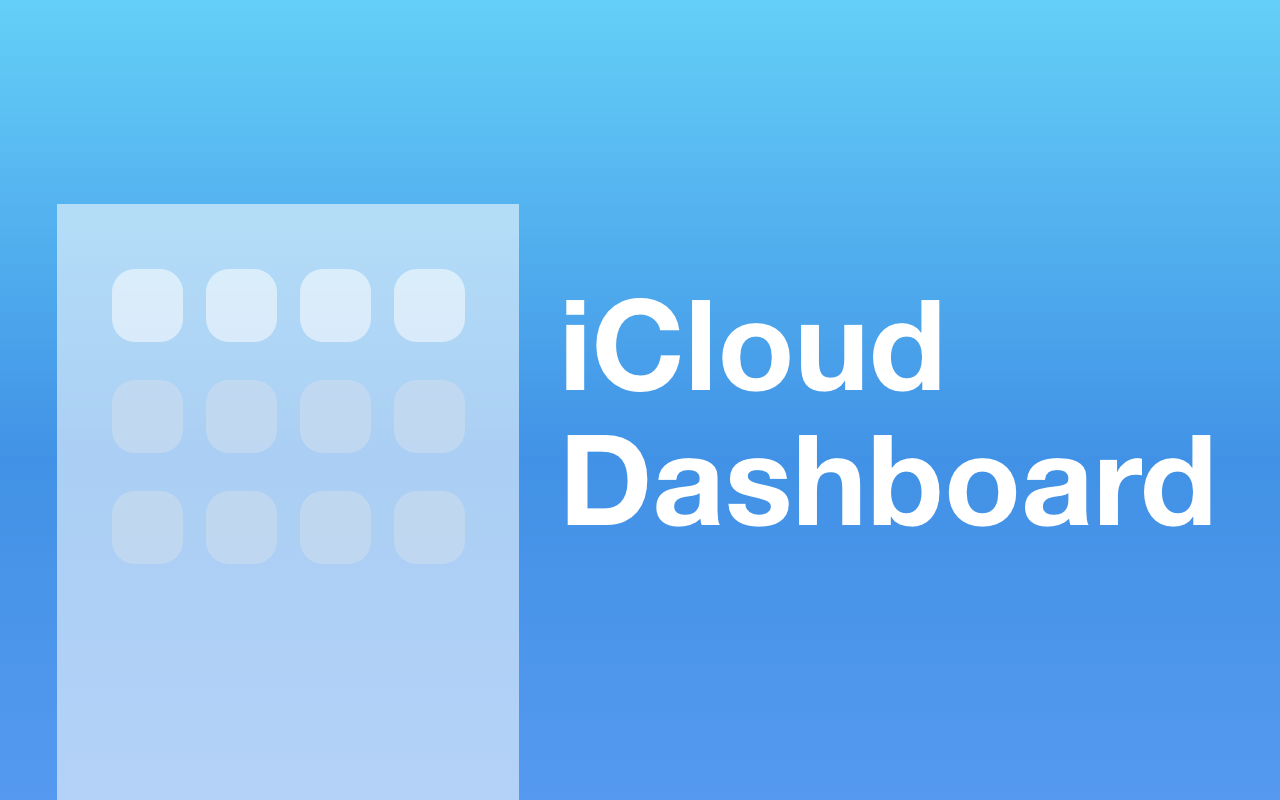 iCloud 仪表板 chrome谷歌浏览器插件_扩展第2张截图