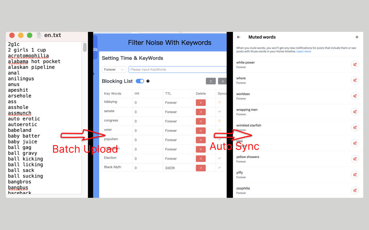 社交噪音过滤器 chrome谷歌浏览器插件_扩展第3张截图