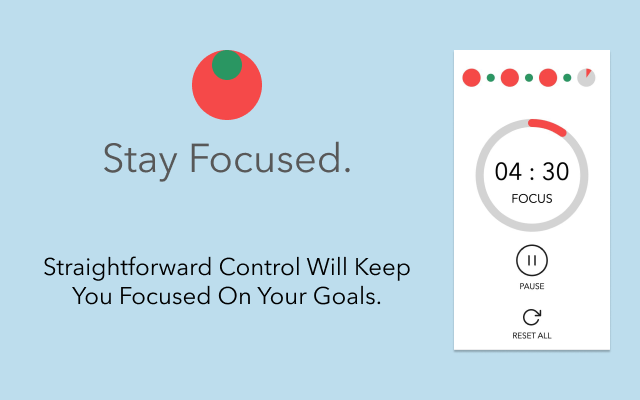 番茄钟 chrome谷歌浏览器插件_扩展第1张截图