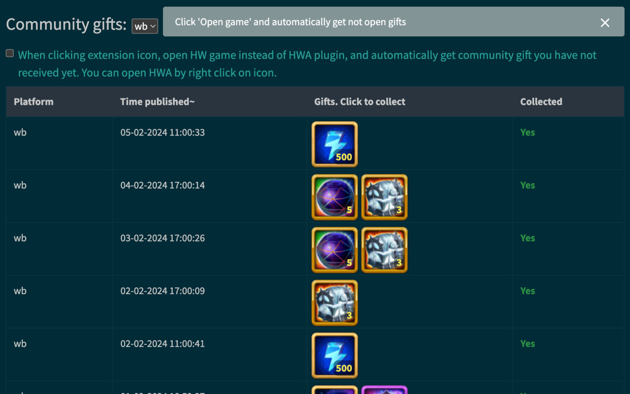 Hero Wars Assistant 英雄战争助手 chrome谷歌浏览器插件_扩展第5张截图