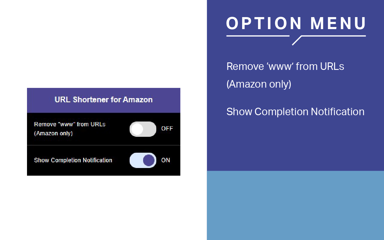 URL Shortener for Amazon chrome谷歌浏览器插件_扩展第2张截图