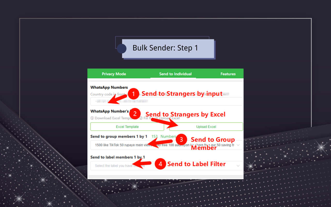 WhatsApp 群发助手 chrome谷歌浏览器插件_扩展第3张截图