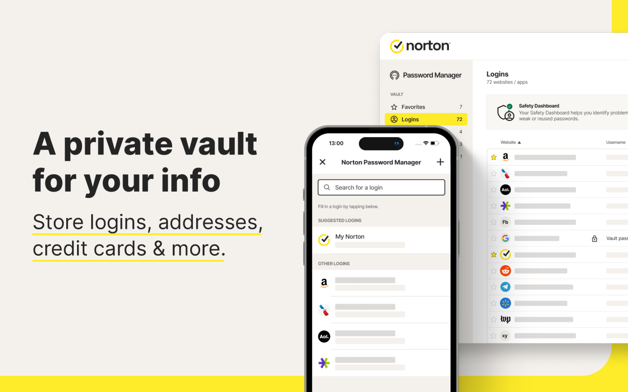 Norton Password Manager chrome谷歌浏览器插件_扩展第3张截图