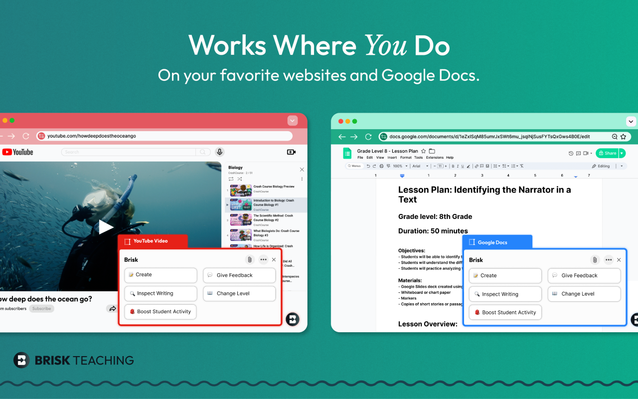 Brisk Teaching – AI Assistant for Teachers chrome谷歌浏览器插件_扩展第3张截图
