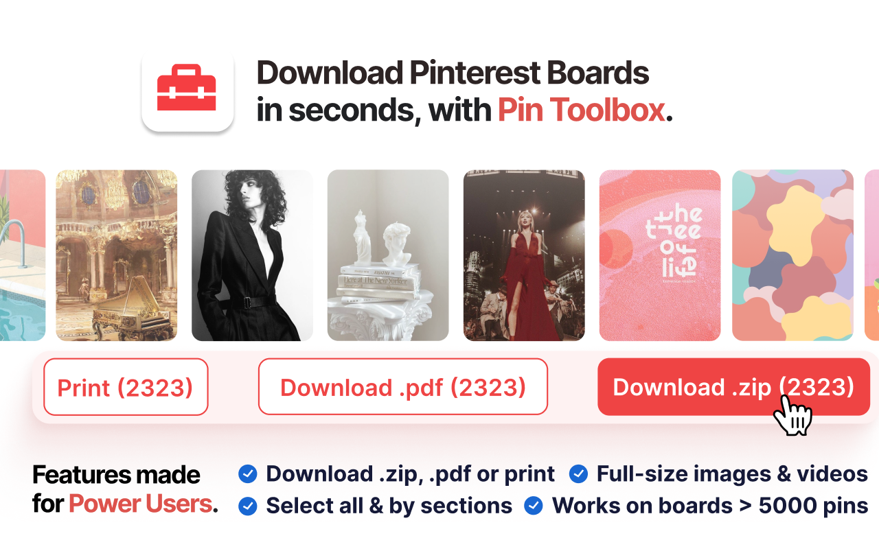 Pin Toolbox - Pinterest Board 下载器 chrome谷歌浏览器插件_扩展第4张截图