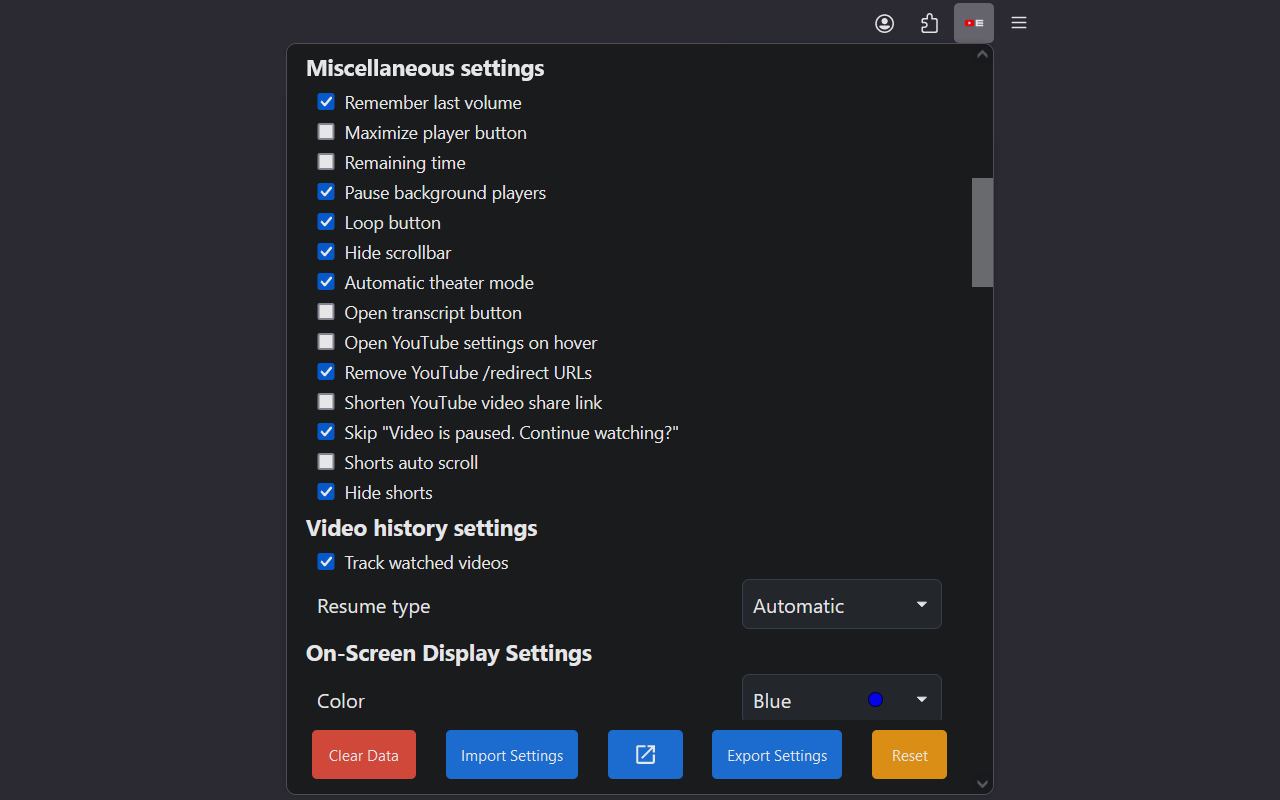 YouTube Enhancer chrome谷歌浏览器插件_扩展第2张截图