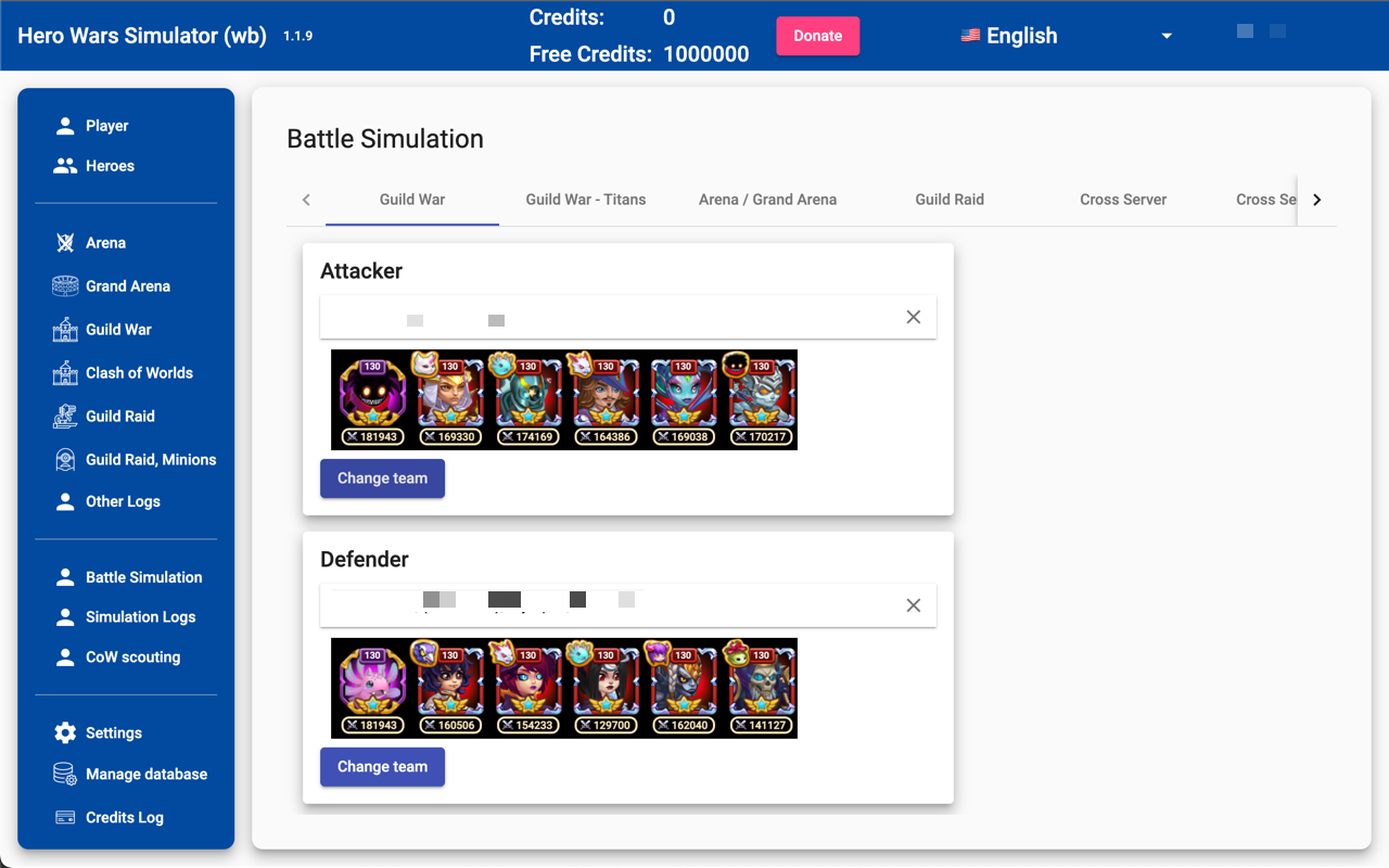 Hero Wars Simulator chrome谷歌浏览器插件_扩展第4张截图