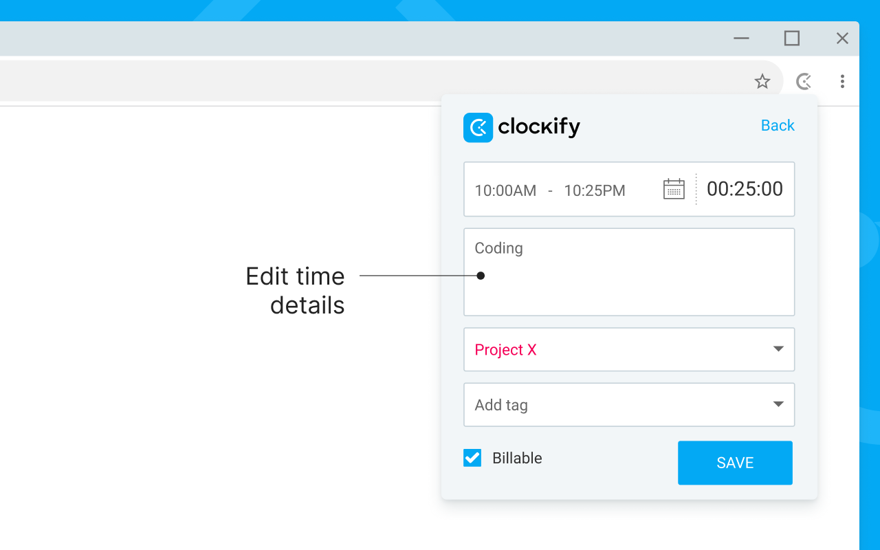 Clockify Time Tracker chrome谷歌浏览器插件_扩展第4张截图