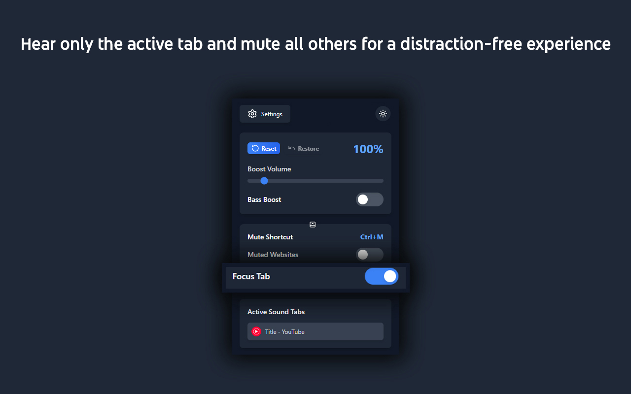 Sound Boost Hub - 音效增强中心 chrome谷歌浏览器插件_扩展第3张截图