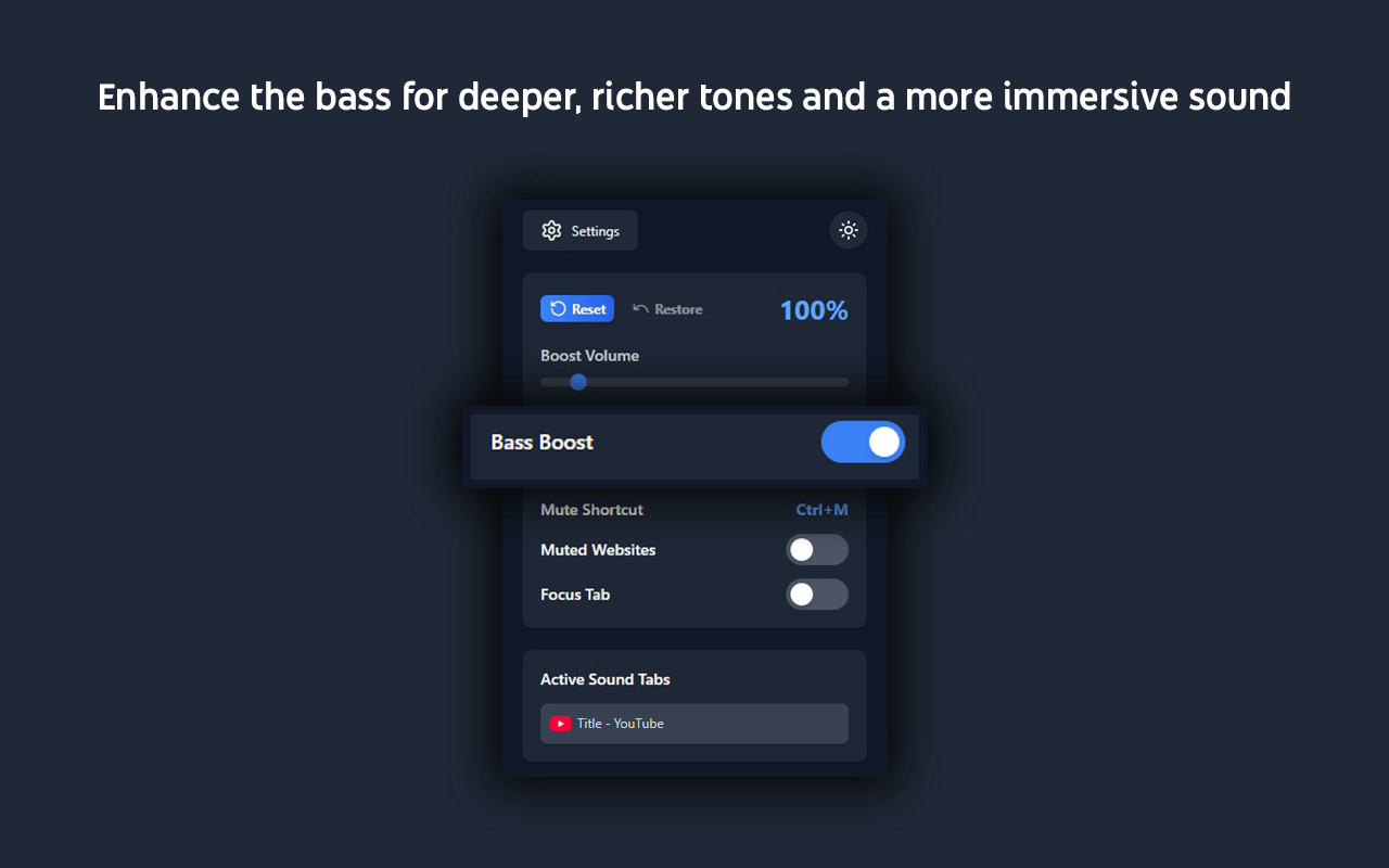 Sound Boost Hub - 音效增强中心 chrome谷歌浏览器插件_扩展第4张截图