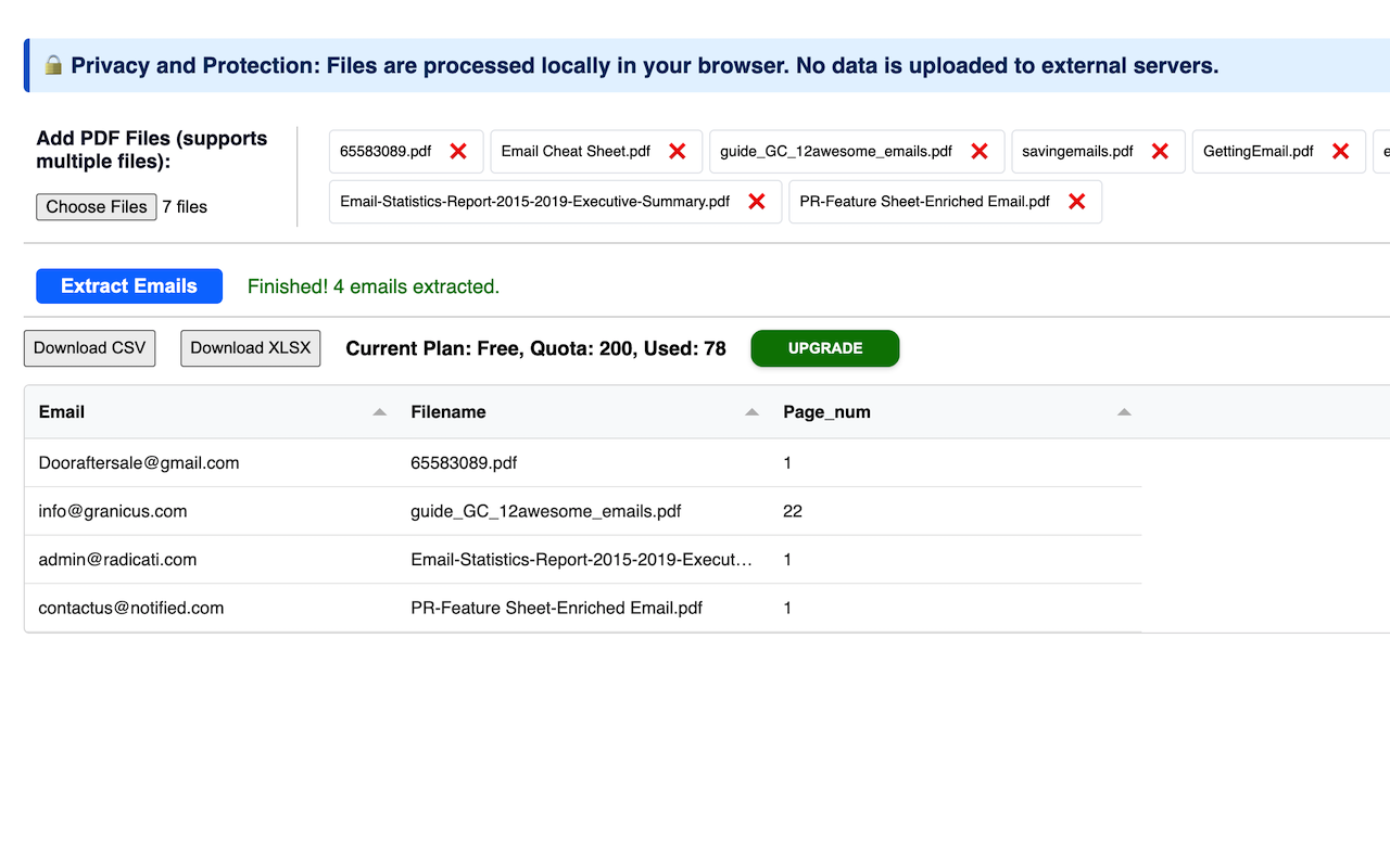 从PDF中提取电子邮件 chrome谷歌浏览器插件_扩展第1张截图
