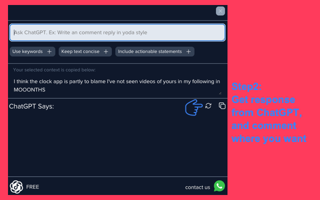 Chat Assistant For TikTok : ChatGPT 中文 chrome谷歌浏览器插件_扩展第2张截图