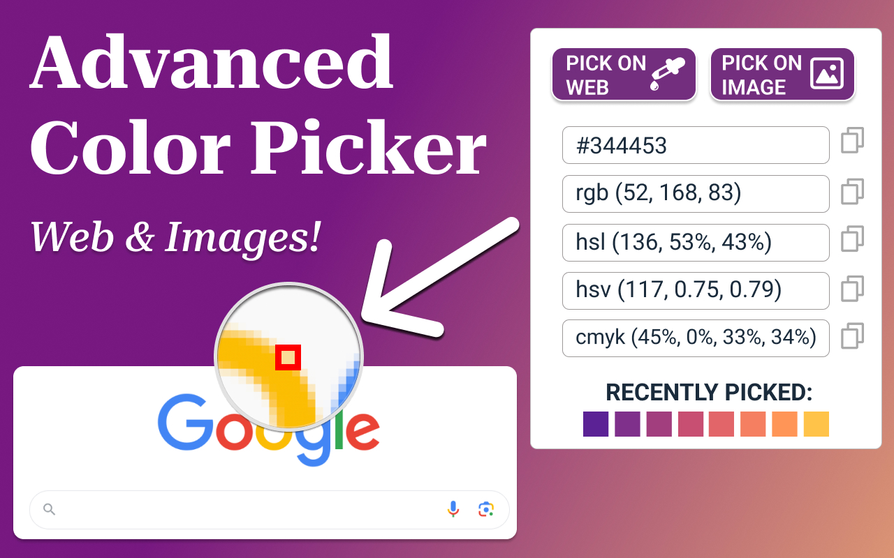 从图片中选取颜色 chrome谷歌浏览器插件_扩展第1张截图