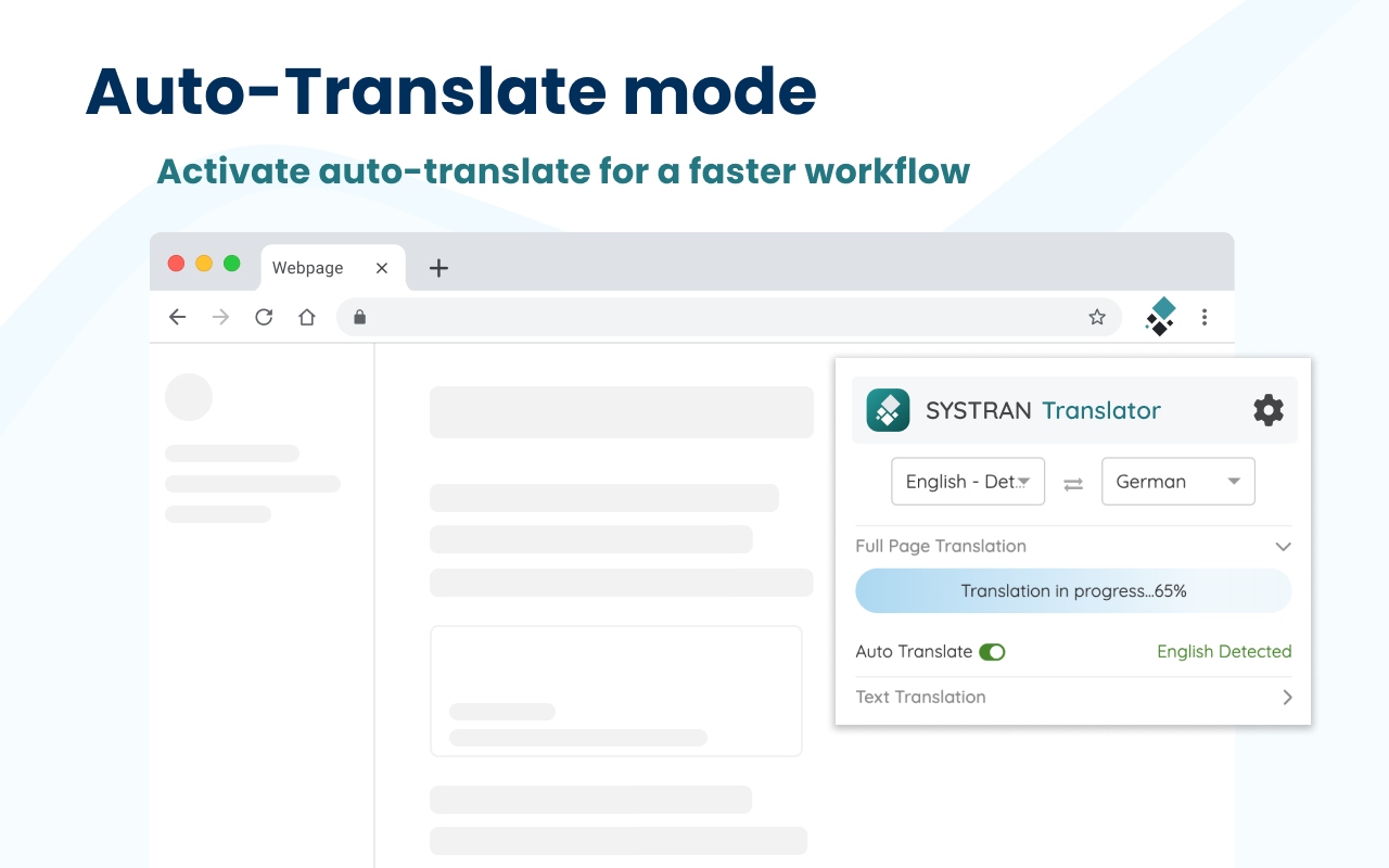 SYSTRAN Translator chrome谷歌浏览器插件_扩展第5张截图