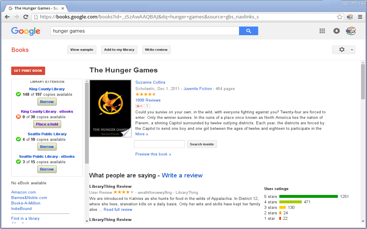 Library Extension chrome谷歌浏览器插件_扩展第1张截图