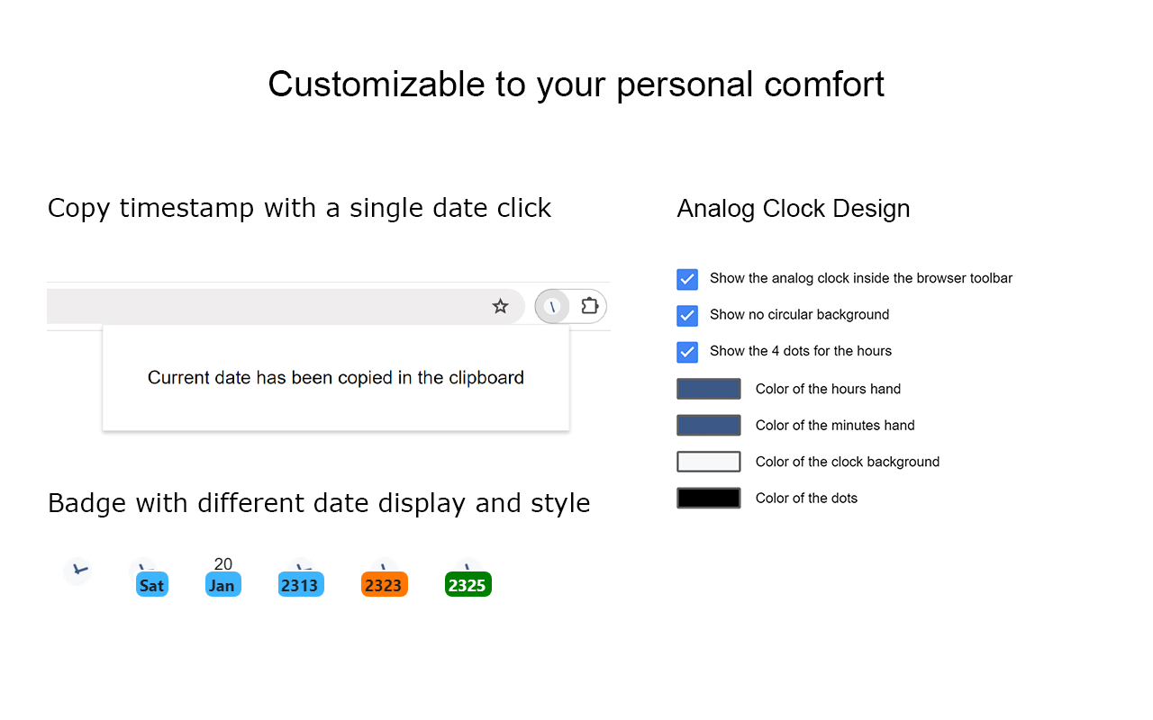 Date Today for Google Chrome chrome谷歌浏览器插件_扩展第2张截图
