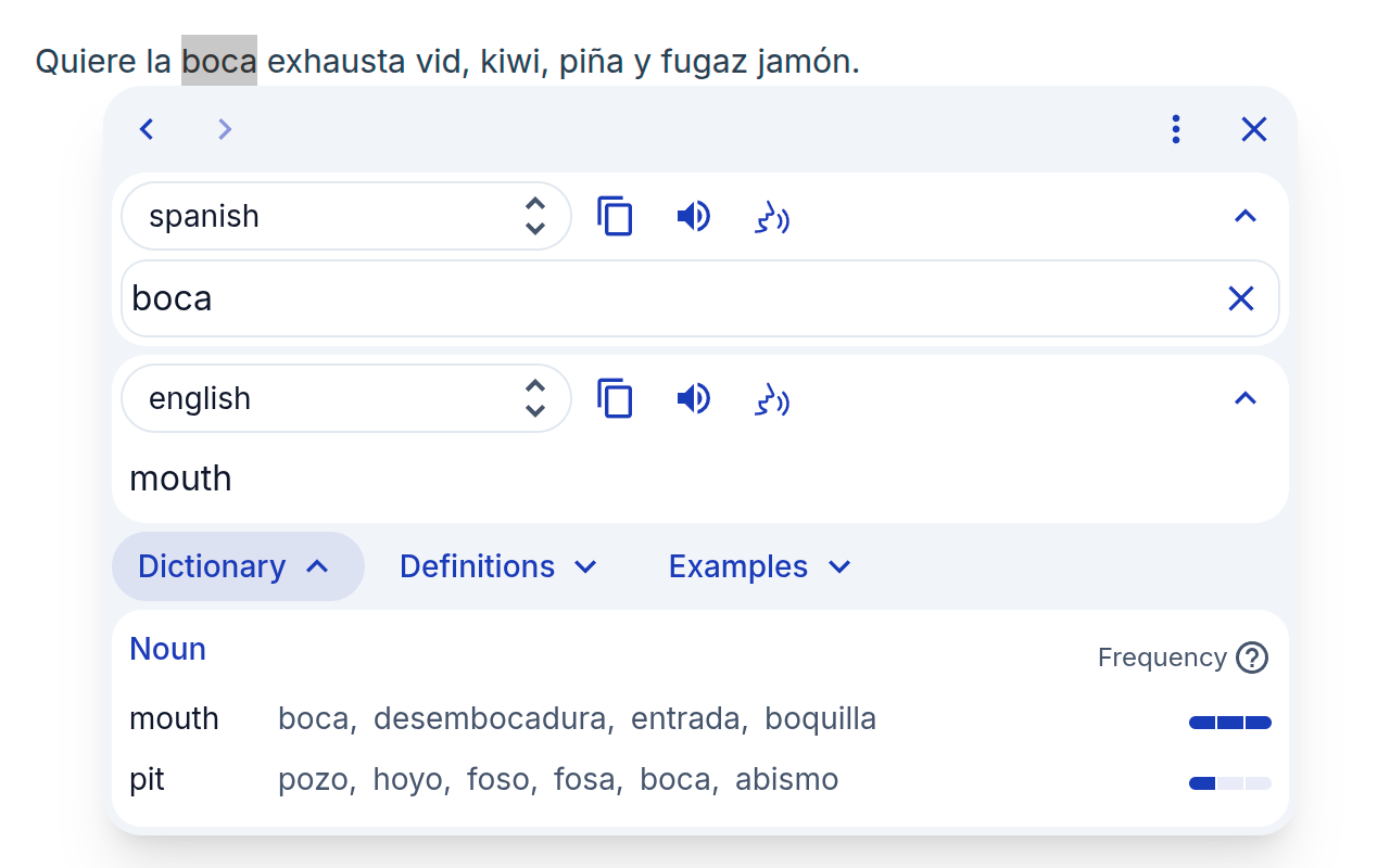 Translater - 选定文本的翻译 chrome谷歌浏览器插件_扩展第2张截图