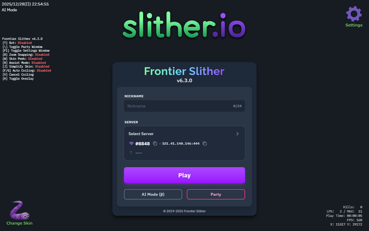 Frontier Slither chrome谷歌浏览器插件_扩展第4张截图